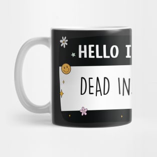 Hello I Am Dead Inside Sticker Kindle Lover Book Lover Sticker Bookish Vinyl Laptop Decal Booktok Gift Journal Stickers Reading Present Smut Library Spicy Reader Mug